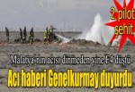Konya'da askeri uçak düştü! 2 şehit