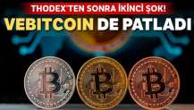 Kripto para borsasında deprem sürüyor... Vebitcoin de battı