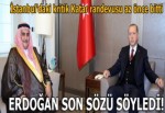 Kritik Katar görüşmesinin ardından açıklama.