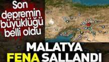 Malatya'da deprem