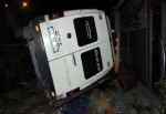 Manisa'da minibüs takla attı, 7 yaralı