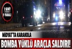 Mardin'de Jandarma Karakolu'na bomba yüklü araçla saldırı!