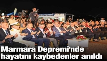 Marmara Depremi'nde hayatını kaybedenler Kocaeli'de anıldı