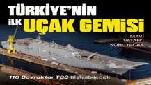 Mavi Vatan’ı koruyacak: Türkiye'nin ilk uçak gemisi havadan görüntülendi