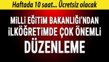 MEB'den ilköğretimde çok önemli düzenleme: Ücretsiz olacak, haftada 10 saati geçmeyecek