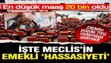 Meclis'in 'emekli' hassasiyeti: 168 vekil katılmadı