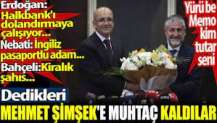 Mehmet Şimşek'e muhtaç kaldılar. Erdoğan, Bahçeli ve Nebati hakaretler etmişlerdi.