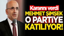 Mehmet Şimşek'ten flaş karar! O partiye katılıyor