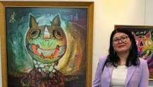 Melek Anqi’nin “Hiromita” başlıklı kişisel sergisi, Ankara’daki sanatseverlerden yoğun ilgi görüyor.
