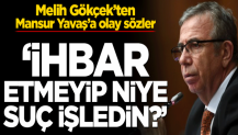 Melih Gökçek’ten Mansur Yavaş’a olay sözler! ‘İhbar etmeyip niye suç işledin?’