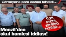 Menzil’den okul hamlesi iddiası! 6 yıl sonra yeniden hortladı…