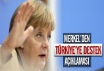 Merkel'den Türkiye'ye Destek Açıklaması