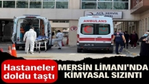 Mersin Limanı'nda kimyasal sızıntı: Hastaneler doldu taştı