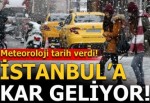 Meteoroloji'den İstanbullular için kar tahmini
