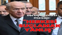 MHP lideri Bahçeli'den fon soruşturması mesajı: Herkesi suçlamak yanlış