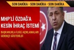 MHP'de Ümit Özdağ, kesin ihraç talebiyle disipline sevk edildi