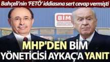 MHP'den BİM yöneticisi Aykaç'a yanıt. Bahçeli’nin ‘FETÖ’ iddiasına sert cevap vermişti