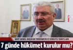 MHP'li Semih Yalçın'dan koalisyon açıklaması