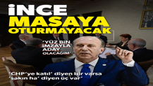 Muharrem İnce: Yüz bin imzayla aday olacağım