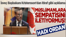 Müslümanlara sempatisini iletiyormuş! Hadi ordan!