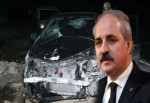 Numan Kurtulmuş'un koruma ekibi kaza yaptı!