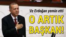 O artık başkan!