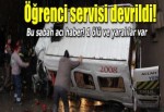 Öğrenci servisi devrildi: 1 öğrenci öldü, 18 yaralı