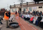 Öğrencilerden deniz kirliliğine müdahale tatbikatı