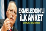 ORC'nin Ekmeleddin'li ilk seçim anketi