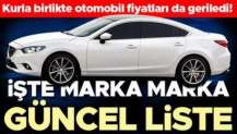 Otomobil fiyatları düşüyor! İşte marka marka güncel liste