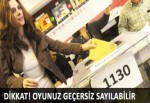 Oy pusulasına işaret koymayın