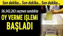 Oy verme işlemi başladı