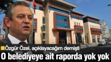 Özel, açıklayacağım demişti! Fatih Belediyesi'ne ait raporda yok yok