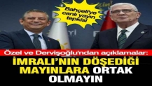 Özel ve Dervişoğlu'ndan çarpıcı açıklamalar: İmralı'nın döşediği mayınlara...