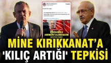 Özgür Özel'den Mine Kırıkkanat'a 'Kılıç artığı' tepkisi