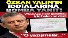 Özgür Özel'den Özkan Yalım'ın iddialarına bomba yanıt!