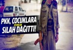 PKK çocuklara oyuncak silah dağıttı