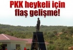 PKK mezarlığındaki heykele suç duyurusu