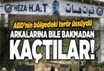 PKK/YPG'nin sözde özel kuvvetleri arkalarına bile bakmadan kaçtı.