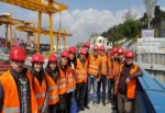 Projeyi yerinde incelediler