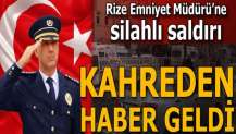 Rize Emniyet Müdürü Altuğ Verdi şehit oldu! İlk açıklama...