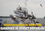 Samsun'da kuru yük gemisi yan yattı