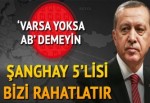 Şanghay 5’lisinde neden olmayalım?