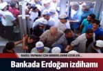 Şanlıurfa'da Erdoğan'a bağış izdihamı