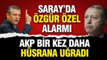 Saray'da Özgür Özel alarmı: Erdoğan bu ankette de kaybetti