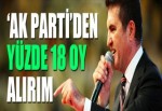 Sarıgül: AK Parti'den yüzde 18 oy alırım