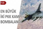 Savaş uçakları PKK kamplarını bombaladı