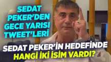 Sedat Peker gece yarısı bir twit paylaştı. 6 dakika tutup sildi. İşte o twit