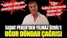 Sedat Peker Yılmaz Özdil'e çağrıda bulundu