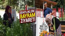 Şehitliklere bayram ziyareti